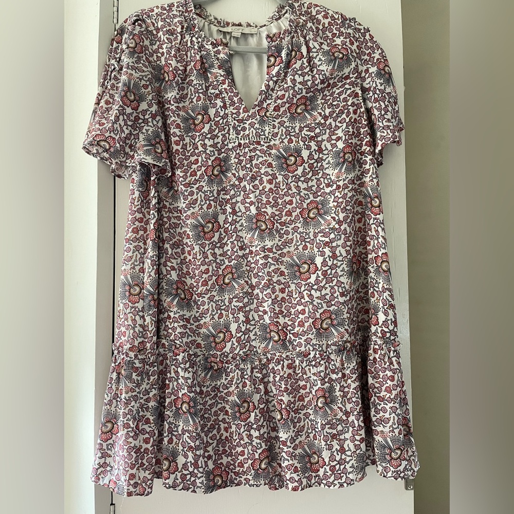 Loft Ruffle Dress